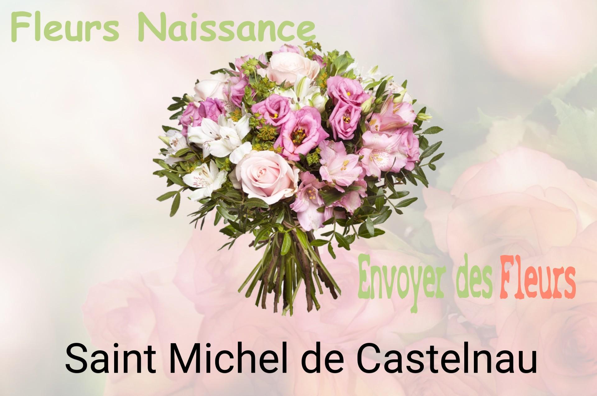 Bouquet de fleurs de naissance livré à Saint-Michel-de-Castelnau